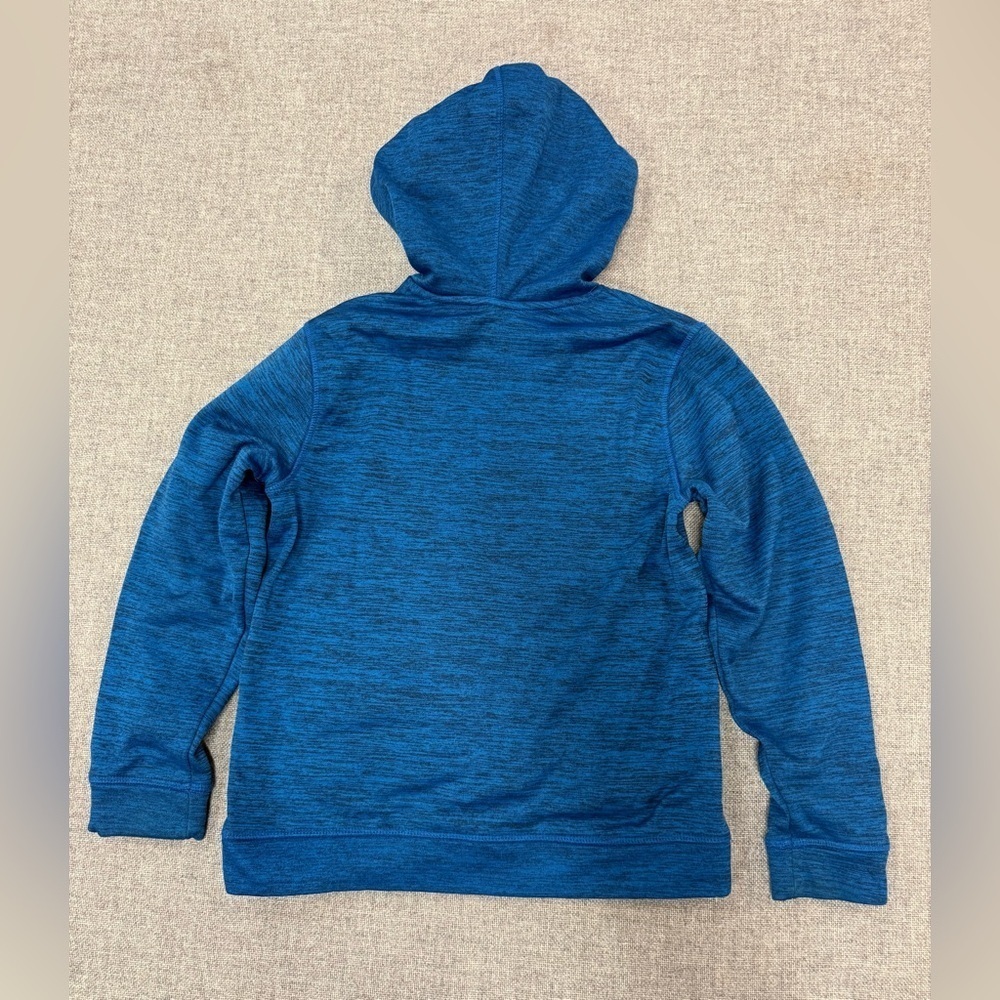 Tek Gear Blue Hoodie with Green Circle Design 0089 - Picture 2 of 5
